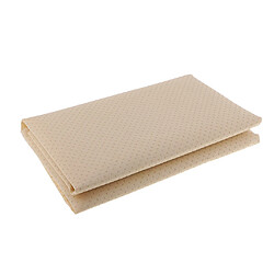 Tissu traité non caoutchouté en caoutchouc non glissant en caoutchouc de tissu de verges beige