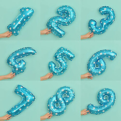 Avis Wewoo Décorations de Fête 5 PCS 16 pouces Nombre Ballons En Aluminium Joyeux Anniversaire De Mariage