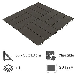 ArtPlast Dalle clipsable ja... - Gris anthracite