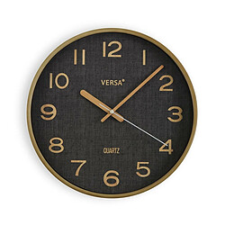 Horloge Murale Versa Bleu foncé Plastique (4,8 x 31 x 31 cm)