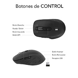 Souris Subblim SUBMO-EDCUR01 Noir (1 Unité)