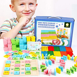 Wewoo 200 PCS Digital Dominoes Enfants Éducation Précoce Intelligence Blocs de Construction JouetsConvient à L'âge 3-7 Ans