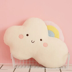 Universal 48 cm Mignon Dessin Animé Nuage Peluche Jouet Kawaii Soleil Arc-en-ciel Lightning Collection Sky Nuage Oreiller Peluche Coussin Décoration de la maison | Oreiller en peluche (Arc-en-ciel Nuage) pas cher