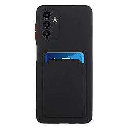 Coque en TPU antichoc avec porte-carte noir pour votre Samsung Galaxy A13 5G