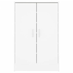 Acheter vidaXL Armoire à chaussures Blanc 60x35x92 cm Bois d’ingénierie