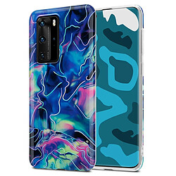 Cadorabo Coque Huawei P40 PRO / P40 PRO+ Etui en Bleu