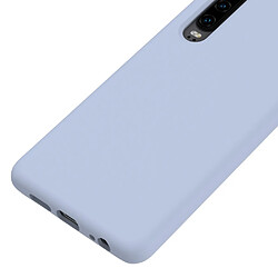 Avis Wewoo Housse Étui Coque de protection totale antichoc en silicone liquide de couleur solide pour Huawei P30 bleu clair