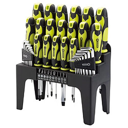 Draper Tools Ensemble de tournevis, clé hex et embout 44pcs Vert 78619