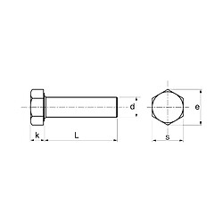 Avis Vis à métaux Acton tête hexagonale inox A2 classe 88 DIN 933