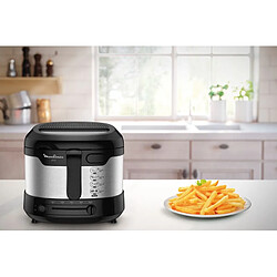 Friteuse MOULINEX AF215D10 Uno 1kg Noir Inox