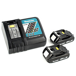 Acheter Makita DPJ 180 RYJ 18 V Li-Ion Fraiseuse rainureuse sans fil en Makpac + 2 x 1.5 Ah batterie + chargeur + chargeur de batterie