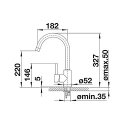 Avis Mitigeur évier monocommande chromé - 517742 - BLANCO