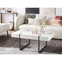 Beliani Table basse MDF Blanc MERCED