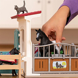 Schleich Horse Club Box à cheval avec Jument et Poulain pas cher