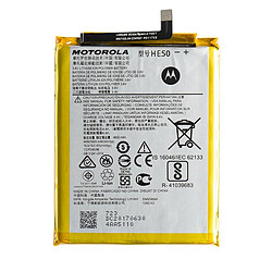 Batterie de remplacement de batterie originale Motorola HE50 5000mAh pour Moto E4 Plus