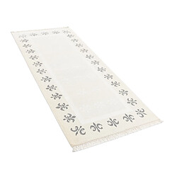 Vidal Tapis de couloir en laine 201x81 beige Darya