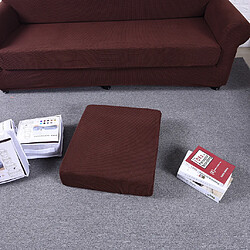 Canapé Futon Housse De Coussin Housse De Canapé Housse De Protection Marron Foncé _Taille S