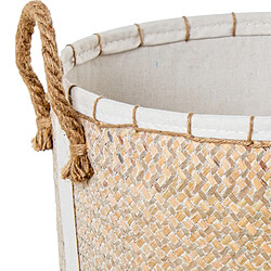 Acheter Lot de paniers Alexandra House Living 03825 Blanc Marron osier Rotin Fibre naturelle (2 Unités)