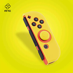 Blade Joy Controller Silicone Skin - Droite - Jaune + Poignées - Nintendo Switch