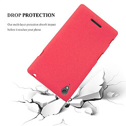 Cadorabo Coque Sony Xperia T3 Etui en Rouge pas cher