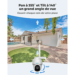 Acheter Reolink 4MP 3G/4G LTE Caméra Surveillance sans Fil sur Batterie, Pan & Tilt, Zoom 16X, Vision nocturne, Smart Détection, Audio Bidirectionnel