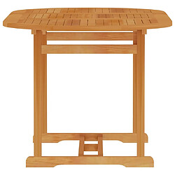 Avis Maison Chic Table de jardin | Table d'extérieur 150x90x75 cm Bois de teck massif -GKD65727