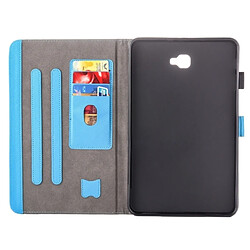 Acheter Wewoo Housse Étui pour Samsung Galaxy Tab A 10.1 2016 / T580 belle bande dessinée papillon hibou motif horizontal en cuir flip avec support et Slots de cartes Pen Slot