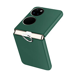 Avizar Coque Huawei P50 Pocket Rigide Conception 2 parties Anneau de maintien Vert