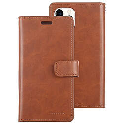 Wewoo Coque Pour iPhone 11 Pro Etui à rabat en cuir avec support logements cartes et porte-monnaie Marron