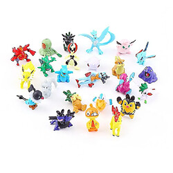 Universal 24pcs mignons beaux lots 2 à 3 cm monstres mini figurines