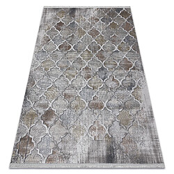 RUGSX Tapis LUCE - Gris Moutarde