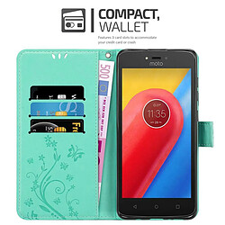 Cadorabo Coque Motorola MOTO C Etui en Turquoise