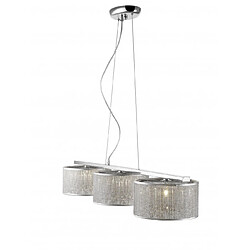 Avis Luminaire Center Suspension Argent BRIGHTON 3 Lumières