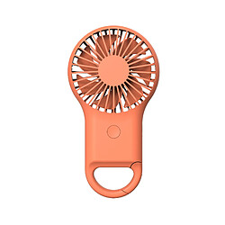 (Orange) Ventilateur Portatif Minimaliste Design Créatif Ventilateur Portable de Chargement Rechargeable Usb