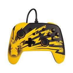 Pack Manette SWITCH Filaire Nintendo Pokémon Pikachu Lightning Officielle + Casque Gamer PRO H3 Orange SPIRIT OF GAMER SWITCH