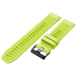 Acheter Bracelet en silicone sport avec boucle noire vert jaunâtre pour votre Garmin Fenix 5