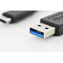 Acheter Digitus 1m, USB3.0-C/USB3.0-A câble USB USB A USB C Noir