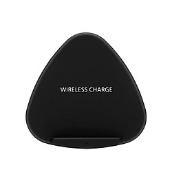 Wewoo Chargeur sans fil noir pour iPhone, Galaxy, Huawei, Xiaomi, LG, HTC et autres téléphones intelligents standard QI QK11 10W ABS + PC rapide sans fil,