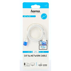 HAMA Câble réseau "Flexi-Slim", CAT-6a, 10 Gbit/s, U/UTP, 0,75 m