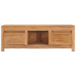 Maison Chic Meuble TV scandinave - Banc TV pour salon 100x30x35 cm bois de teck massif -MN51385