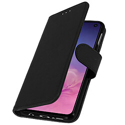 Avizar Housse Samsung Galaxy S10e Étui Portefeuille Support Stand Noir