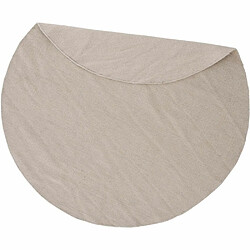 Avis Venture Home Tapis en coton et laine Jaipur beige Diamètre 200 cm.