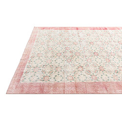 Avis Vidal Tapis de laine 318x203 rose Ultra Vintage