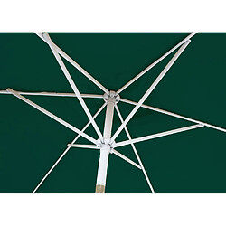 Mendler Parasol N23, parasol de jardin, 2x3m rectangulaire inclinable, polyester/alu 4,5kg protection UV 50+ ~ vert pas cher