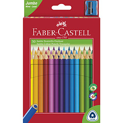 FABER-CASTELL Crayons de couleur Jumbo triangulaire, 30 étui ()