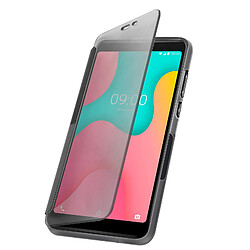 Housse Wiko Y60 Étui Clapet Protection intégrale Original Wiko Gris foncé