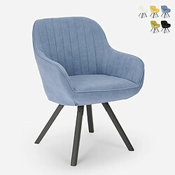 Ahd Amazing Home Design Chaise pivotante cuisine salle à manger design moderne Tandil | Bleu