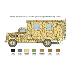 Avis Italeri Maquette Camion Opel Blitz Radio Truck