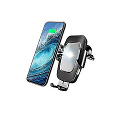 Chrono Chargeur de voiture sans fil le plus récent, support de téléphone de voiture à serrage automatique avec capteur tactile Qi voiture charge rapide sans fil pour iPhone 11/11 Pro/11 Pro Max/XR/XS/XS Max/X/8+, Galaxy S20/Note 10/S10/S9/ S8 (noir)