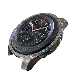 Avis Bumper en TPU cadre décor strass gris pour votre Samsung Galaxy Watch 46mm